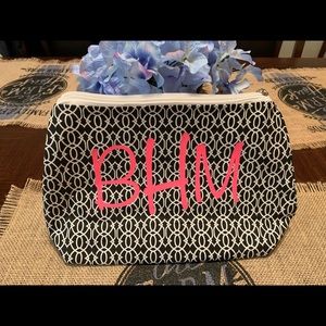 NWOT personalized makeup bag